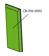 Ізоляція бічної частини бункера - CB-016-0002-RAL6018